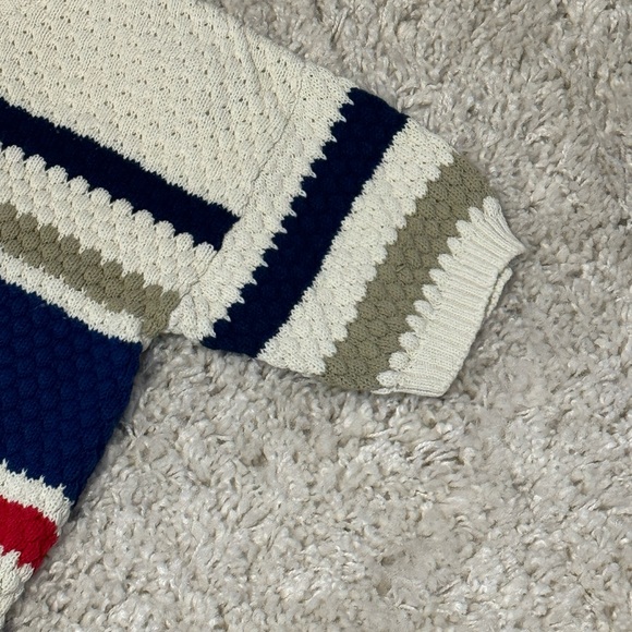 Colter Bay 1980s Vintage Short Sleeve Top Shirt Sweater Striped Cute Hip - Picture 4 of 9